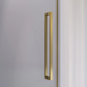 Brauer Season nisdeur met draaideur 90cm messing