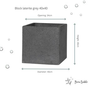 Pot Block Laterite Grey