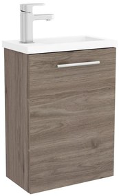 Muebles Slim toiletmeubel donker eiken 40x22cm