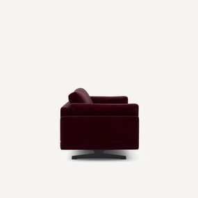 Bank in fluweel, 2-zit, César