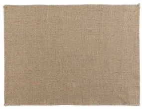 Tafelset Kaki Douceur d intérieur  2 SETS DE TABLE 33 x 45 CM JUTE UNI LENY X2