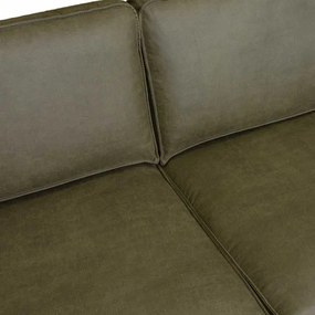 Hoekbank - Riverdance - rechts - leer Dalton groen 14