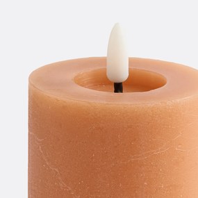 Gekleurde waskaars met LED, H11,3 cm, Caspar