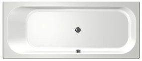 Xenz Aruba Ligbad - 190x80x48 - afvoer Midden - acryl - wit 6894-01