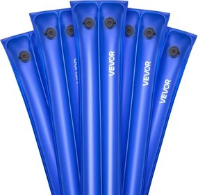 VEVOR Zwembadgewichtzak, 5 verpakkingen van 300 cm, 0,4 mm dikke PVC-zakken met gewichten met lekvrije schroefdop, waterzakken voor het vastzetten van zwembadafdekkingen in de winter, blauw