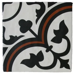 Terre d'Azur Rioja vloertegel Decor 20x20cm creme/terra - per 25 stuks
