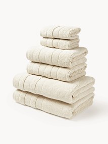 Handdoekenset Luxe met gestreepte rand, in verschillende groottes