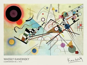 Kunstreproductie Composition VIII. (1915), Wassily Kandinsky
