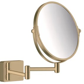 Hansgrohe Addstoris make-up spiegel 3x vergroting brushed bronze 41791140