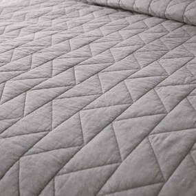 Gematelasseerde beddensprei in katoen Zig Zag Scenario