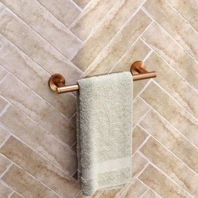 Brauer Copper Edition handdoekrek 30cm koper geborsteld PVD
