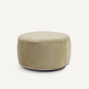 XL voetenbank in linnen fluwelen, Rosebury, ontwerp door Emmanuel Gallina