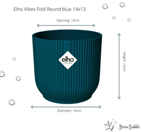 Pot elho Vibes Fold Round blauw