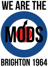 Poster Mods - Target / We Are The Mods 1964, (59.4 x 84 cm)