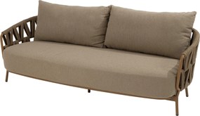 Stoel en Bank Loungeset 5 personen Rope Taupe  4 Seasons Outdoor Biarritz/Fungo