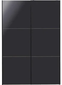 Goossens Kledingkast Easy Storage Sdk, 153 cm breed, 220 cm hoog, 2x 3 paneel schuifdeuren