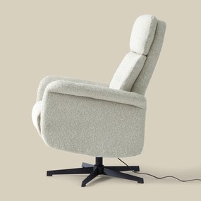 Beige Relaxfauteuil Elektrisch