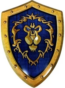 Metalen wandbord World of Warcraft - Alliance Shield, (28 x 38 cm)