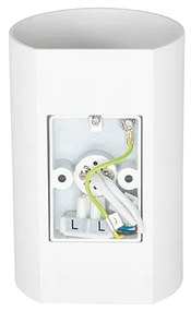 Design wandlamp wit rond GU10 50mm  - Sabbir