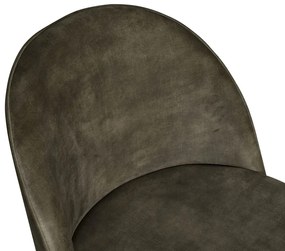 Jörn Eetkamerstoel - Meike - Bruin - Fluweel - Jörn