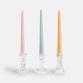 Kandelaar in glas H10,2 cm, Carsa