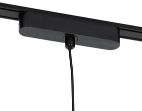 Moderne hanglamp zwart voor railsysteem 1-fase incl. LED - Magnetic Lance Modern bol / globe / rond Binnenverlichting Lamp