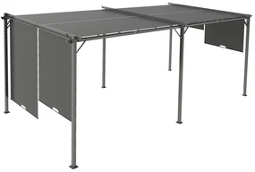 Antraciet Sevilla 3x6m Tuinpunt terraspergola