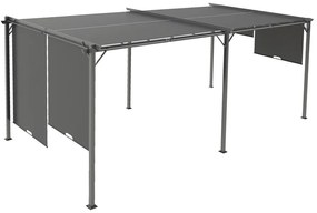 Antraciet Sevilla 3x6m Tuinpunt terraspergola