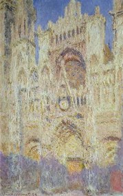 Kunstreproductie Rouen Cathedral at Sunset, 1894, Claude Monet