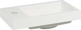 Saqu Square fontein 40,5x22x5cm Wit