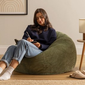 Cloudy Zitzak Corduroy - Olijf