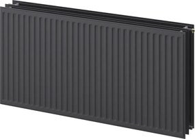 Mexen CVH30 Hygiënische plaatradiator 300 x 3000 mm, onderste aansluiting, 2617 W, antraciet - W630H-030-300-66