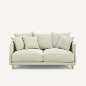 3-zits stonewashed fluwelen bank, Lazare