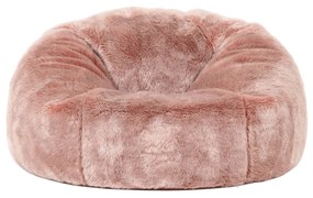 Cloudy Faux Fur Zitzak - Roze