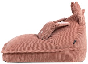 Kinder Zitzak Konijn Lounger & Kussen Set - Roze