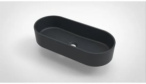 Arcqua Case waskom ovaal 60x26cm mat antraciet WAS462260