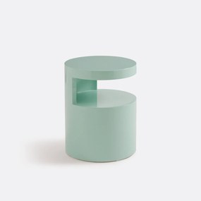 Cylindervormig glossy nachtkastje Newark