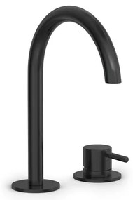 Hotbath COBBER Wastafelmengkraan 2 gats Geborsteld zwart PVD CB023MBP