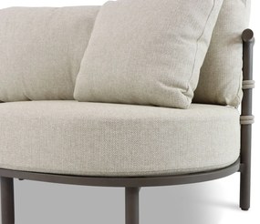 Loungeset tuin 5 personen Aluminium Taupe  4 Seasons Outdoor Ezra