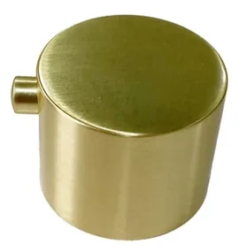 Saniclear Brass temperatuurknop inbouw