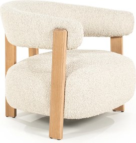 Armleuningstoel Boucle Beige