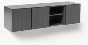 Tv-meubel Shea met geribde voorzijde