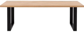 Goossens Eettafel Blade, Boomstamblad 240 x 100 cm 5 cm dik
