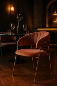 Moniel Foud Fluwelen Stoel