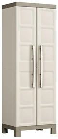 Keter Opbergkast Excellence 182 cm beige en taupe
