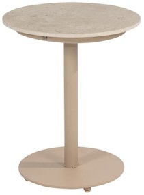 Boaz bijzettafel 45xH55 cm ceramic middenpoot latte 4 Seasons Outdoor