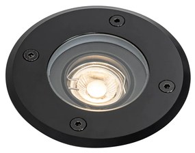 Set van 6 Moderne buiten grondspots zwart 35 mm verstelbaar IP65 - Delux Modern GU10 IP65 Buitenverlichting