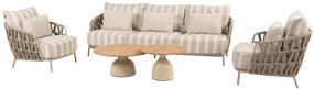 4 Seasons Outdoor Beverly loungeset latte Loungeset   beige weerbestendig