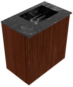 Mondiaz Joya DLux 40cm toiletmeubel ruby met wastafel faye rechts 1 kraangat lava
