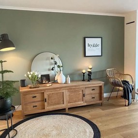 Vloerkleed Nico jute rond | Casa Caron